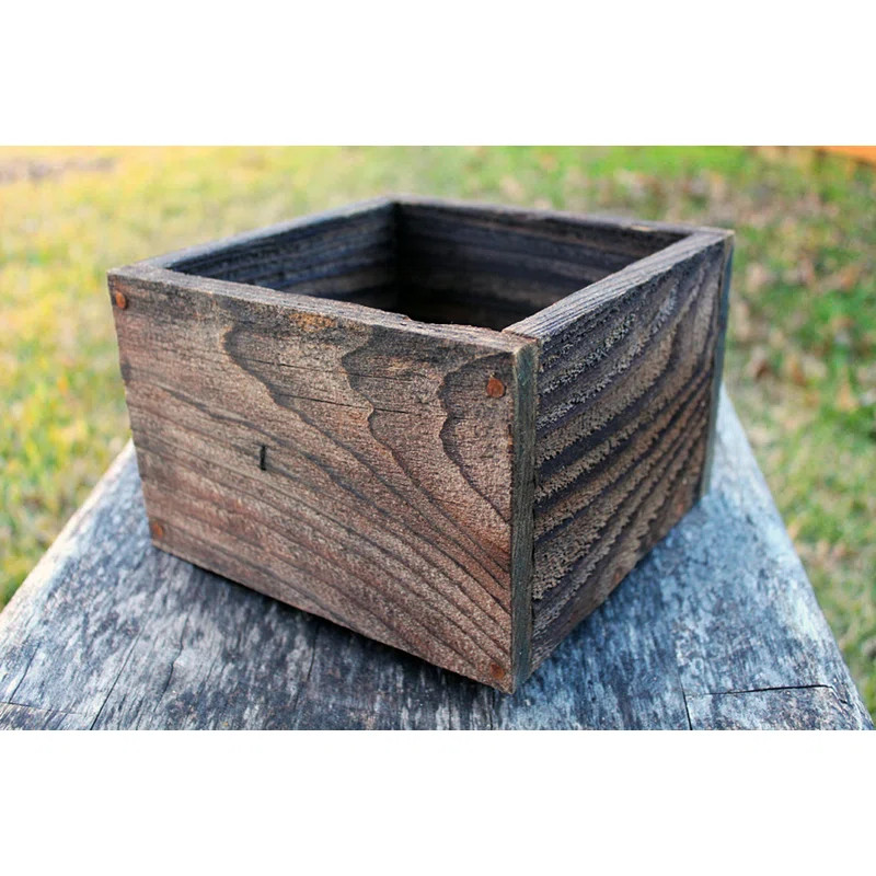 Tewksbury Square Reclaimed Planters Box | Wayfair North America