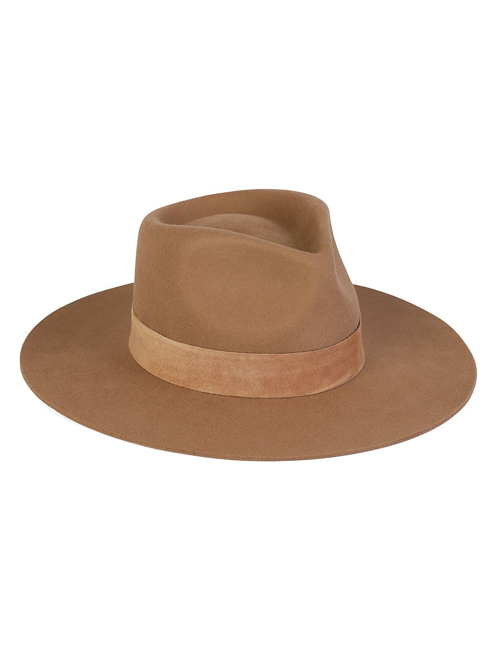 Women's The Mirage Wool Fedora - Teak - Size Large | Saks Fifth Avenue
