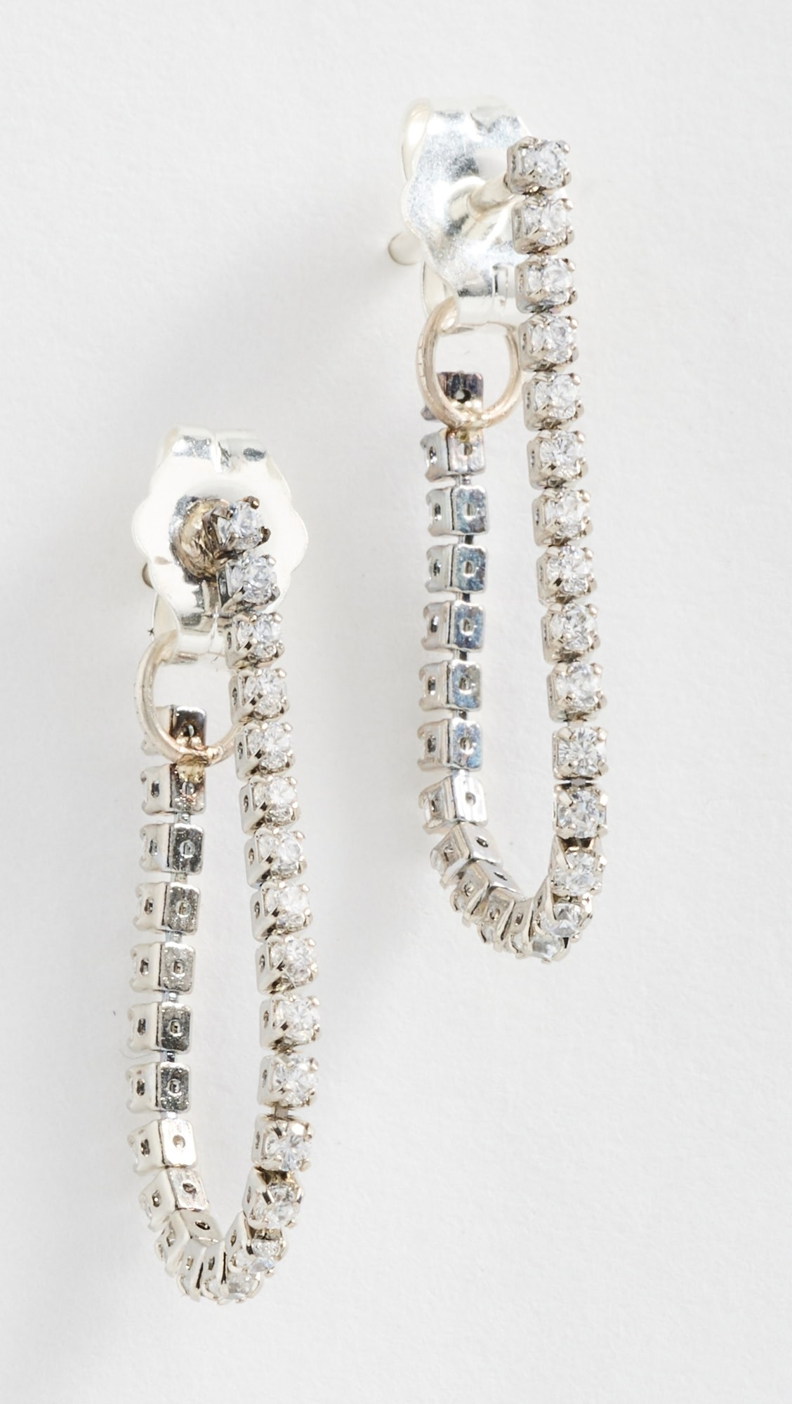 SHASHI Micro Teeny Tiny Front to Back Earrings | Shopbop | Shopbop
