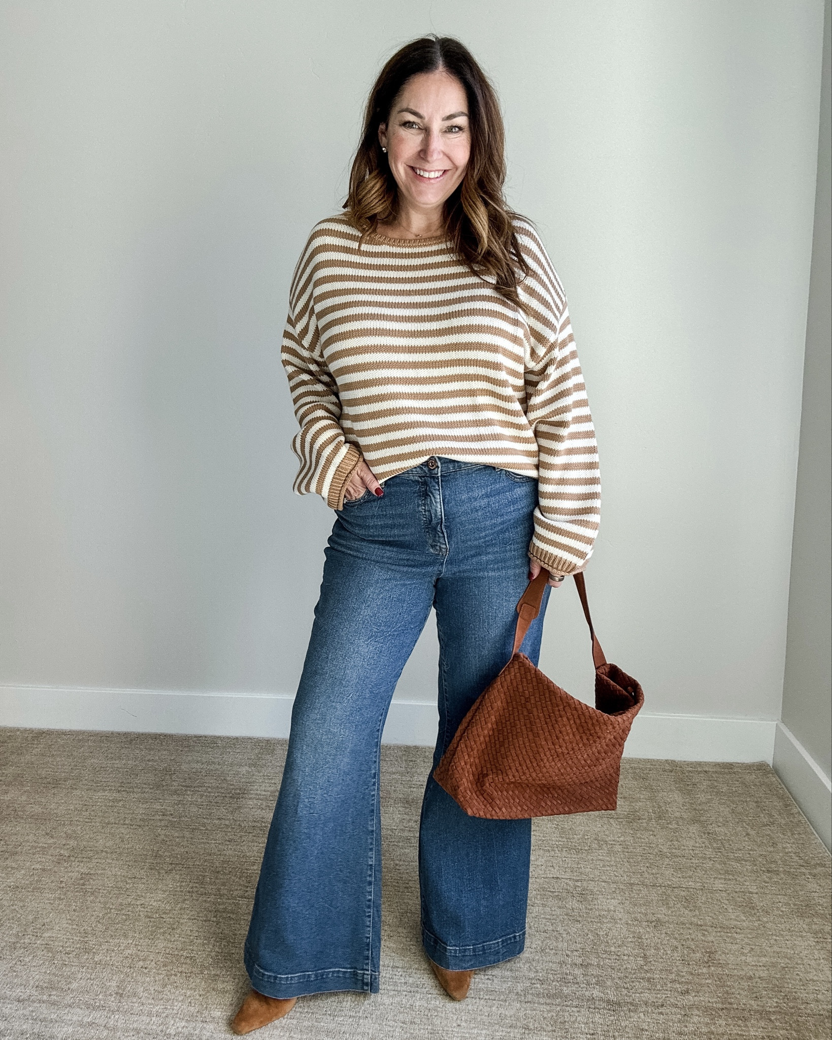 Fall Sweater from American Eagle with Amazon staple pieces for fall | Sweater in L and Jeans in 32 |   #fallworkwear #falloutfit #fallfashion #casualoutfit  

 

#LTKMidsize #LTKFindsUnder50 #LTKStyleTip