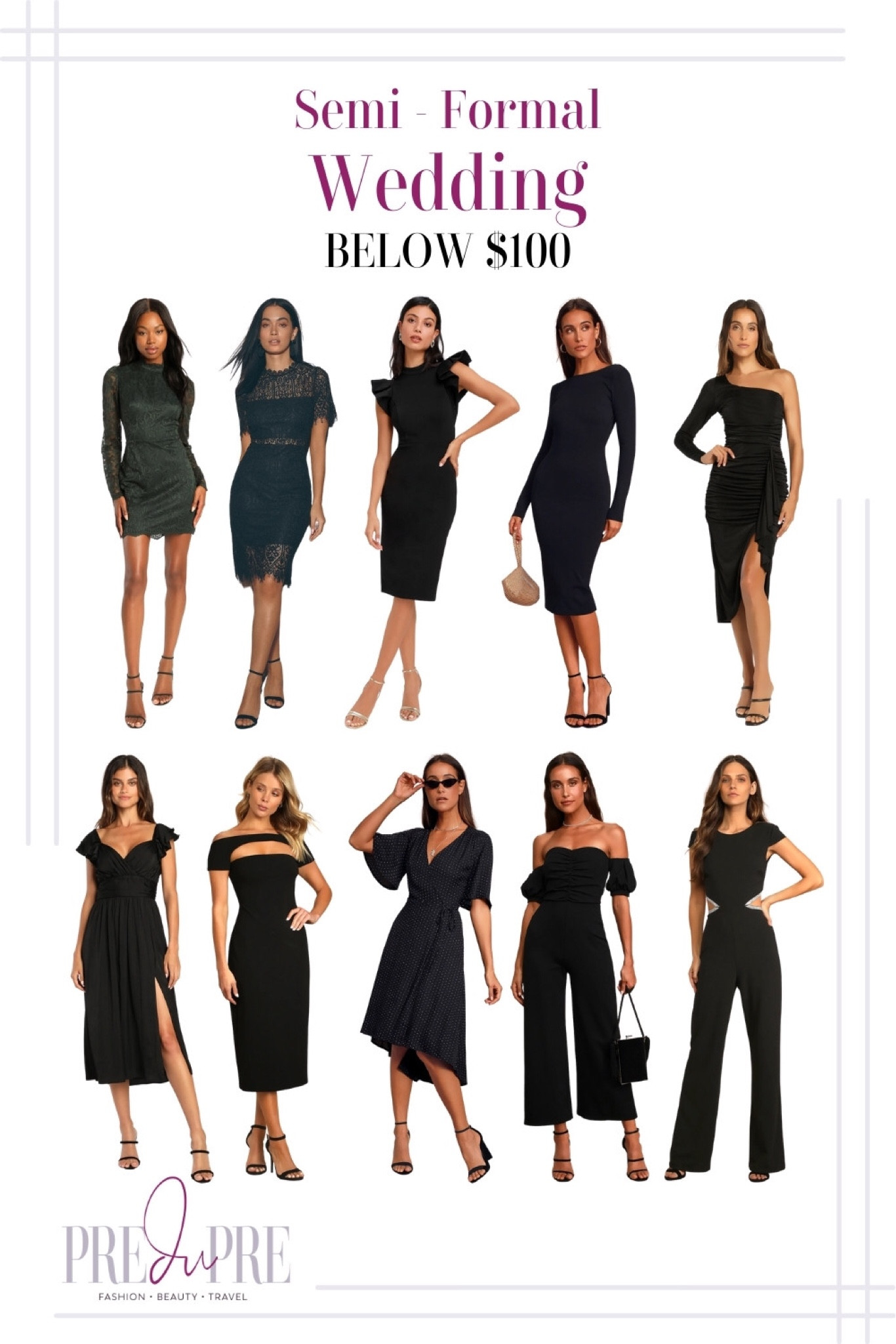 Ever wonder to wear to a fall/winter wedding? I’ve put together wedding guest attire guide for you. You can also read more about the dos and donts of dressing up for a wedding at my blog, www.predupre.com

Wedding, wedding guest, wedding guest outfit, wedding guest inspiration, guest outfit, dress, black tie, formal, semi-formal, casual

#LTKwedding #LTKstyletip #LTKunder100
