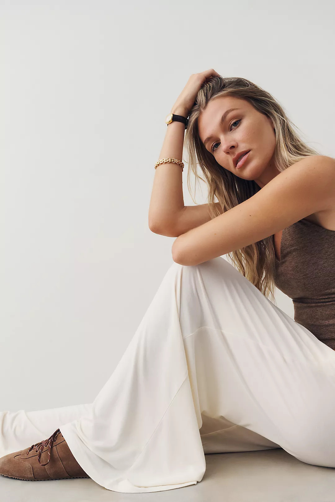 LyreBird  Foldover Wide-Leg Pants in ModaLuxe | Anthropologie (US)