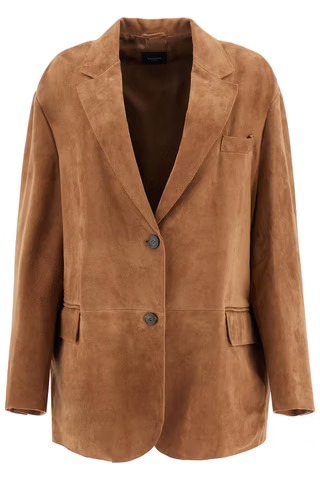 WEEKEND MAX MARA "suede overcoat jacket for today | Residenza725 US