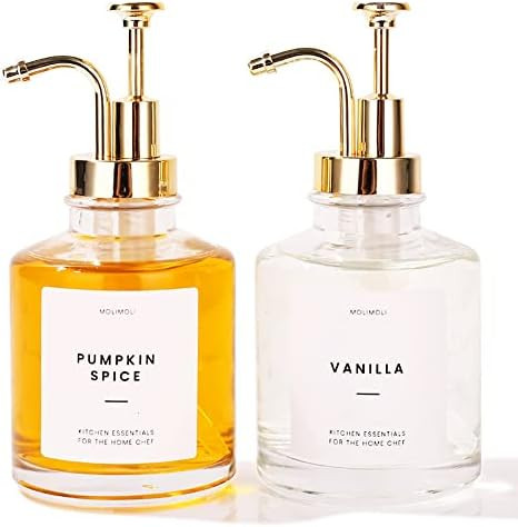 MoliMoli Coffee Syrup Dispenser for Coffee Bar, Coffee Pump Dispenser, Glass Syrup Bottle w. Pump, M | Amazon (CA)