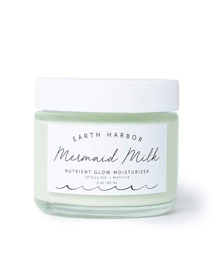 Earth Harbor | MERMAID MILK Nutrient Glow Moisturizer | Lightweight Botanical Hydration | Matcha ... | Amazon (US)