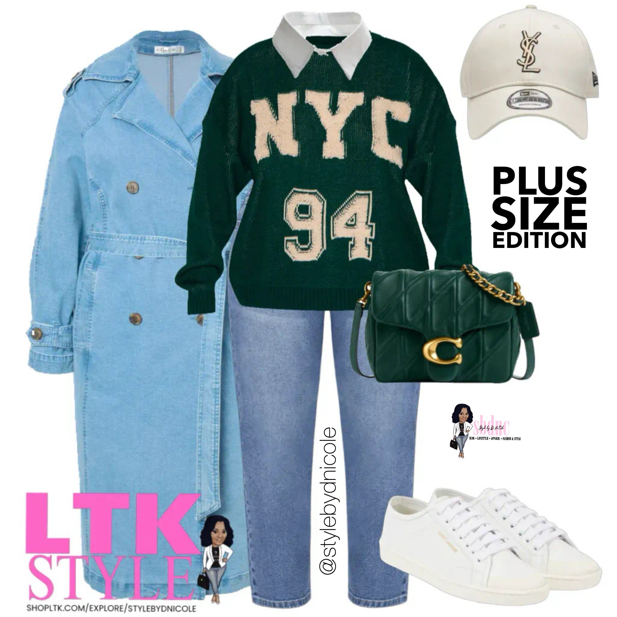 It's giving freshman in the ivy! So fab and different! 

Available in sizes XL-XXXL 

#LTKPlusSize #LTKSeasonal #LTKMidsize