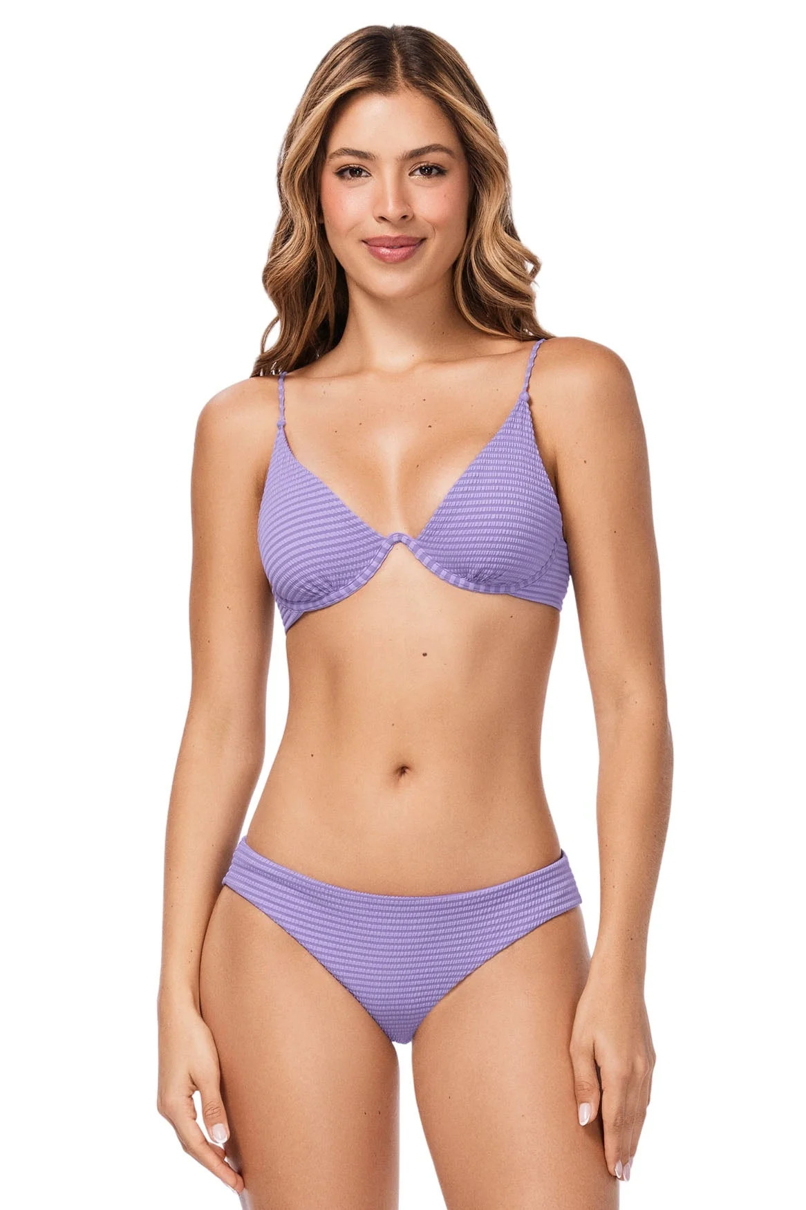 Ola Azul Swimwear | Women's Swimwear | Elisa Lavender Bikini Top | Ola Azul