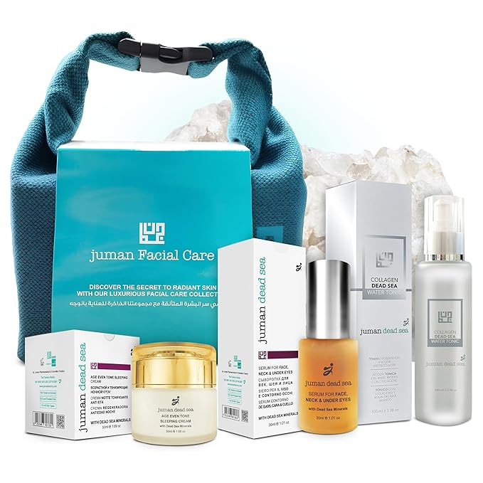 Juman Dead Sea Minerals Face Care Kit | Free from Harmful Chemicals, SLS & Parabens | Complete Fa... | Amazon (US)