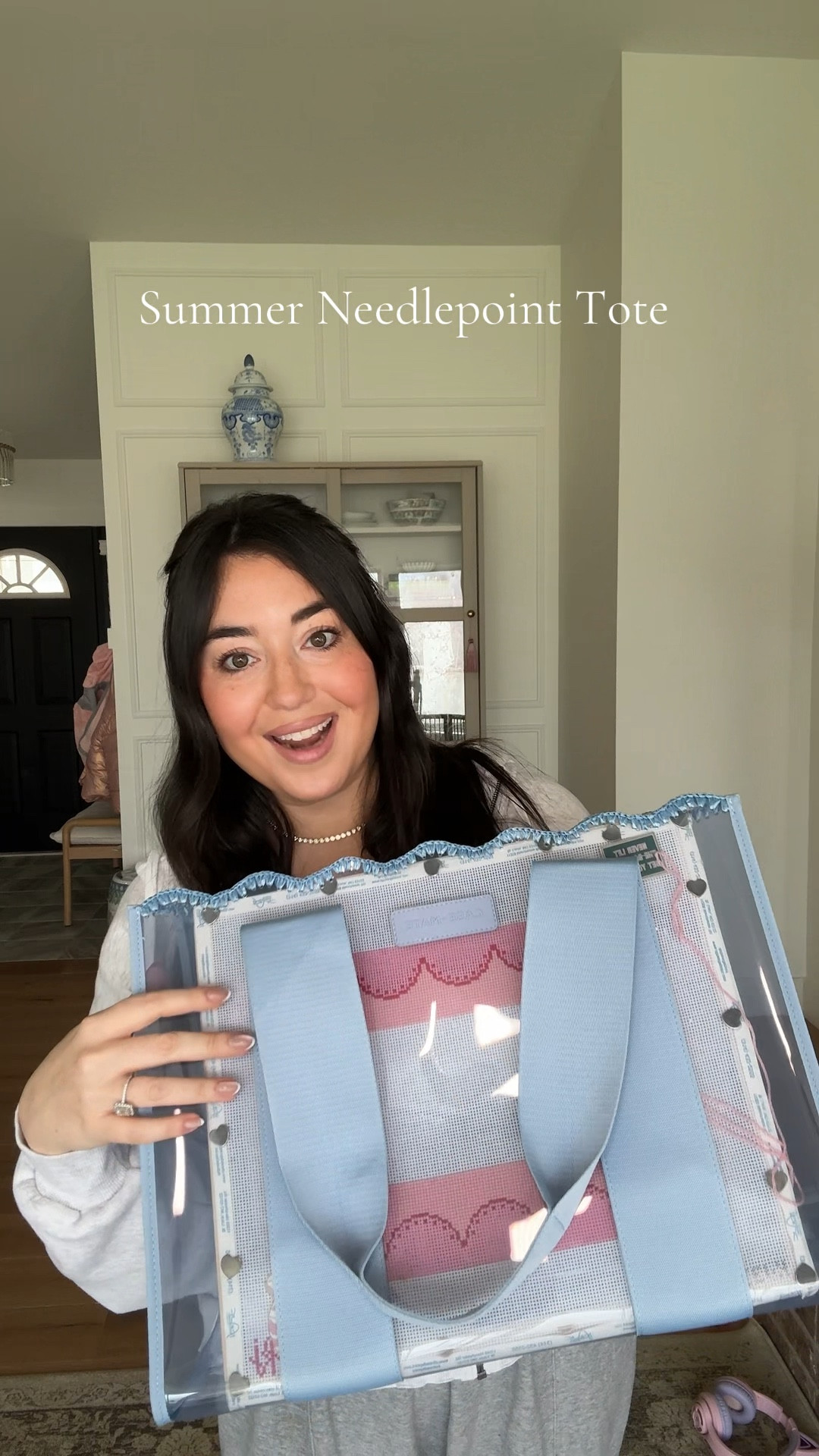 My new needlepoint jelly tote for summer! 

#LTKSeasonal