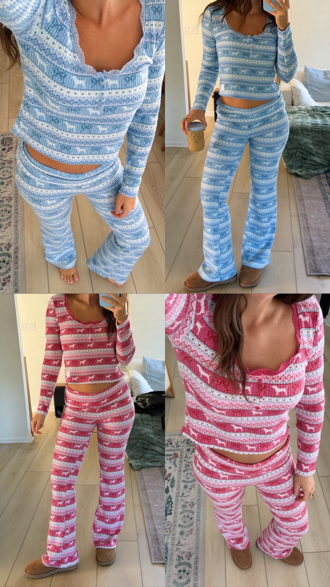 wearing these @vspink pajamas until further notice. and I wanna gift these cutie pink ones! 

#PinkPartner @shop.ltk #liketkit 

#LTKHoliday #LTKGiftGuide