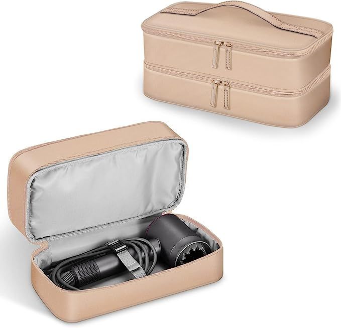 SITHON Double-Layer Travel Carrying Case for Dyson Supersonic Hair Dryer, Water Resistant Portabl... | Amazon (US)