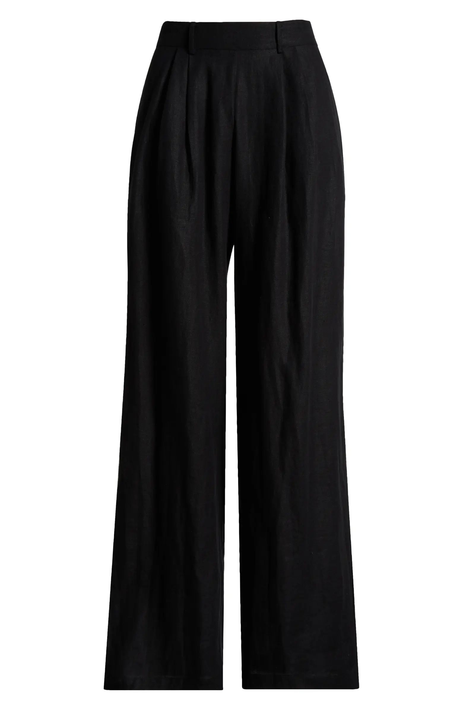 Vitamin A® The Getaway High Waist Wide Leg Linen Cover-up Pants | Nordstrom | Nordstrom