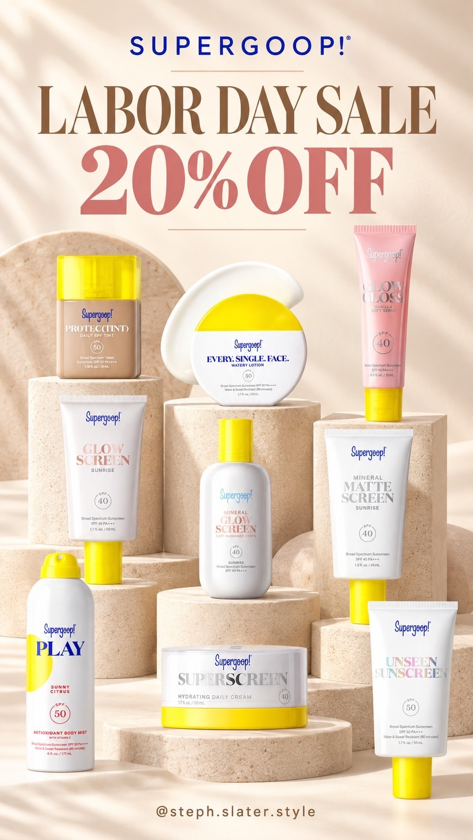 Supergoop! Labor Day sale is happening now. Get 20% off your favorite products.

#LTKSaleAlert #LTKOver40 #LTKBeauty
