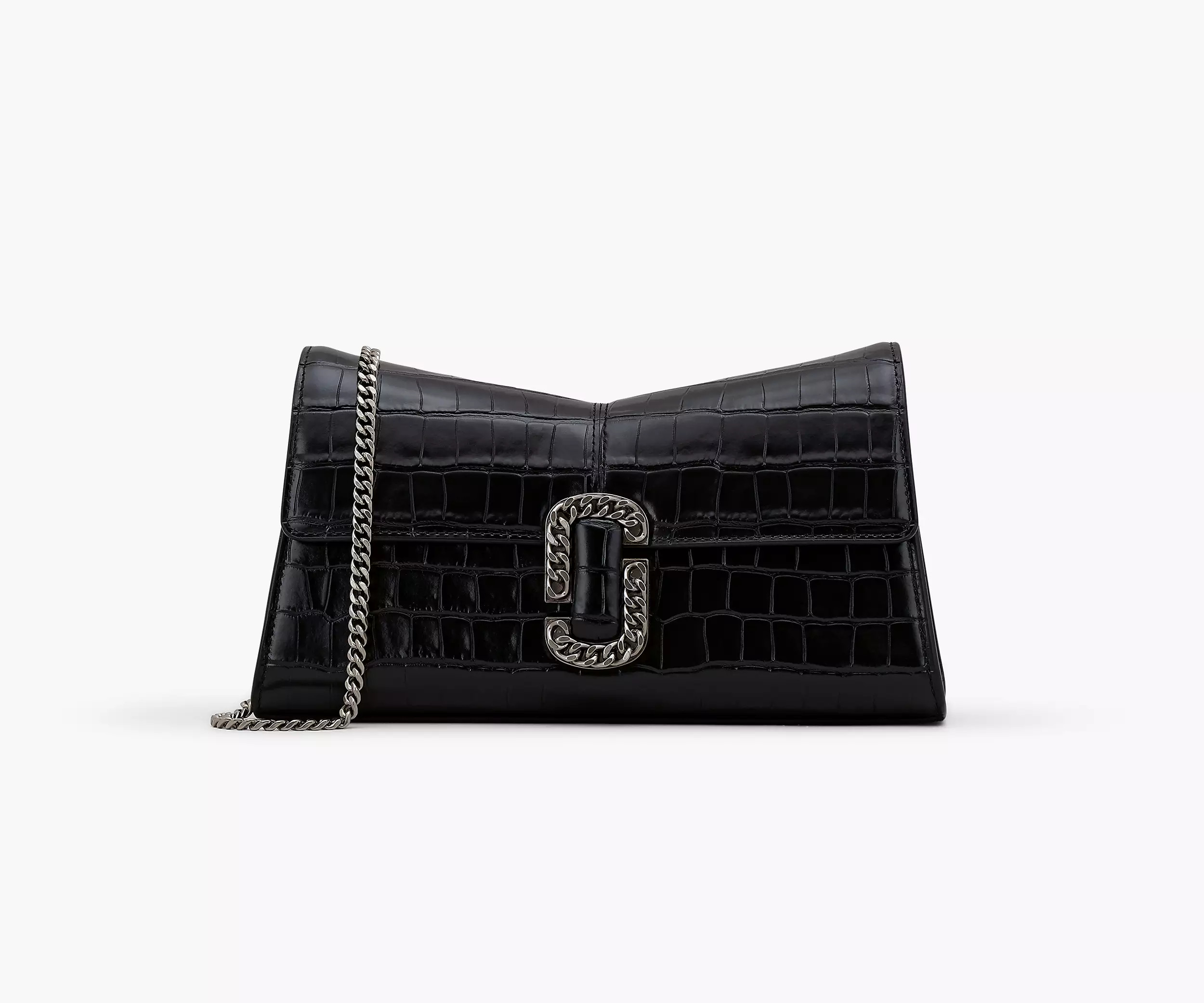 The Croc-Embossed St. Marc Convertible Clutch | Marc Jacobs