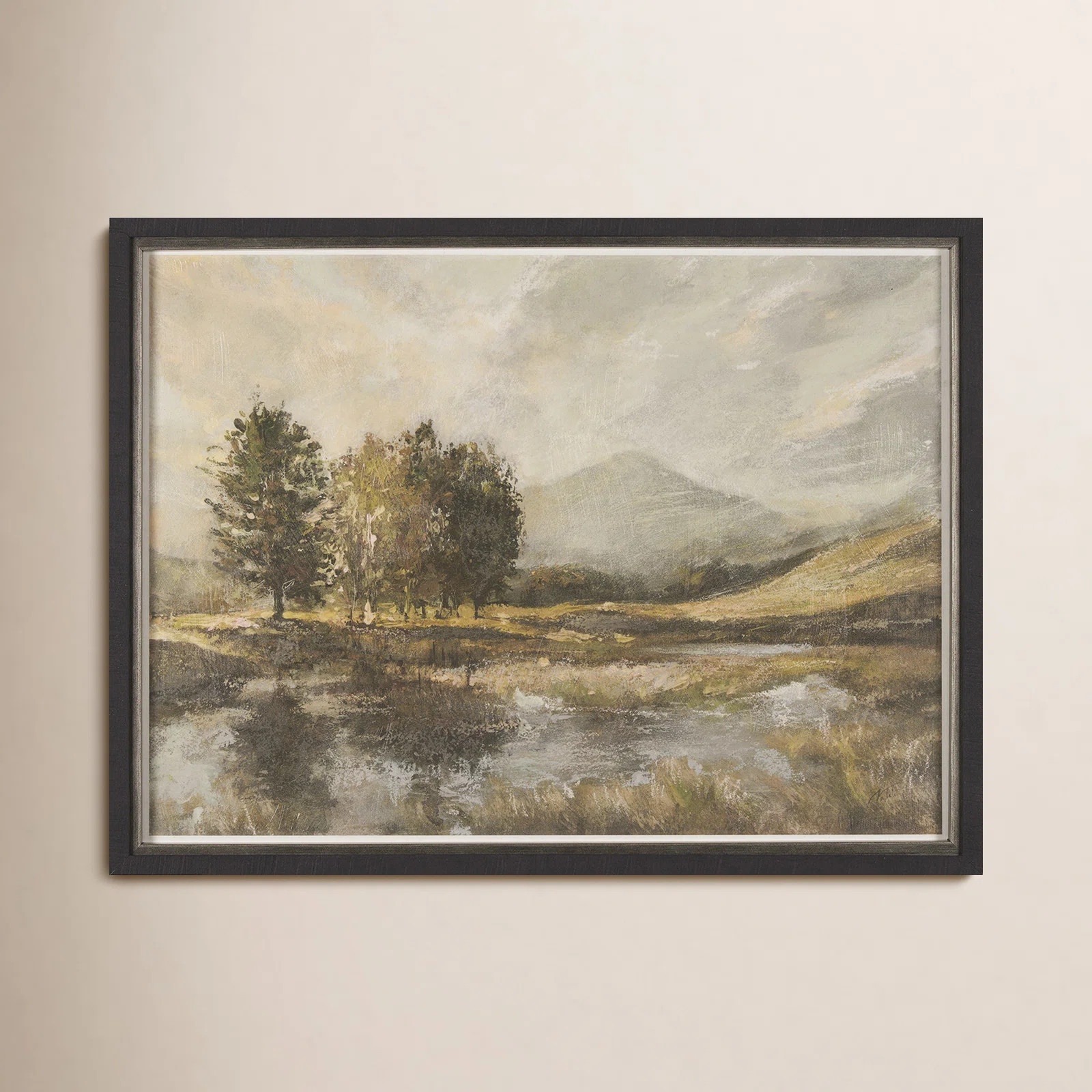 Greeicy Style Landscape IV By Studio A Hand Embellished Framed Art Print | Joss & Main