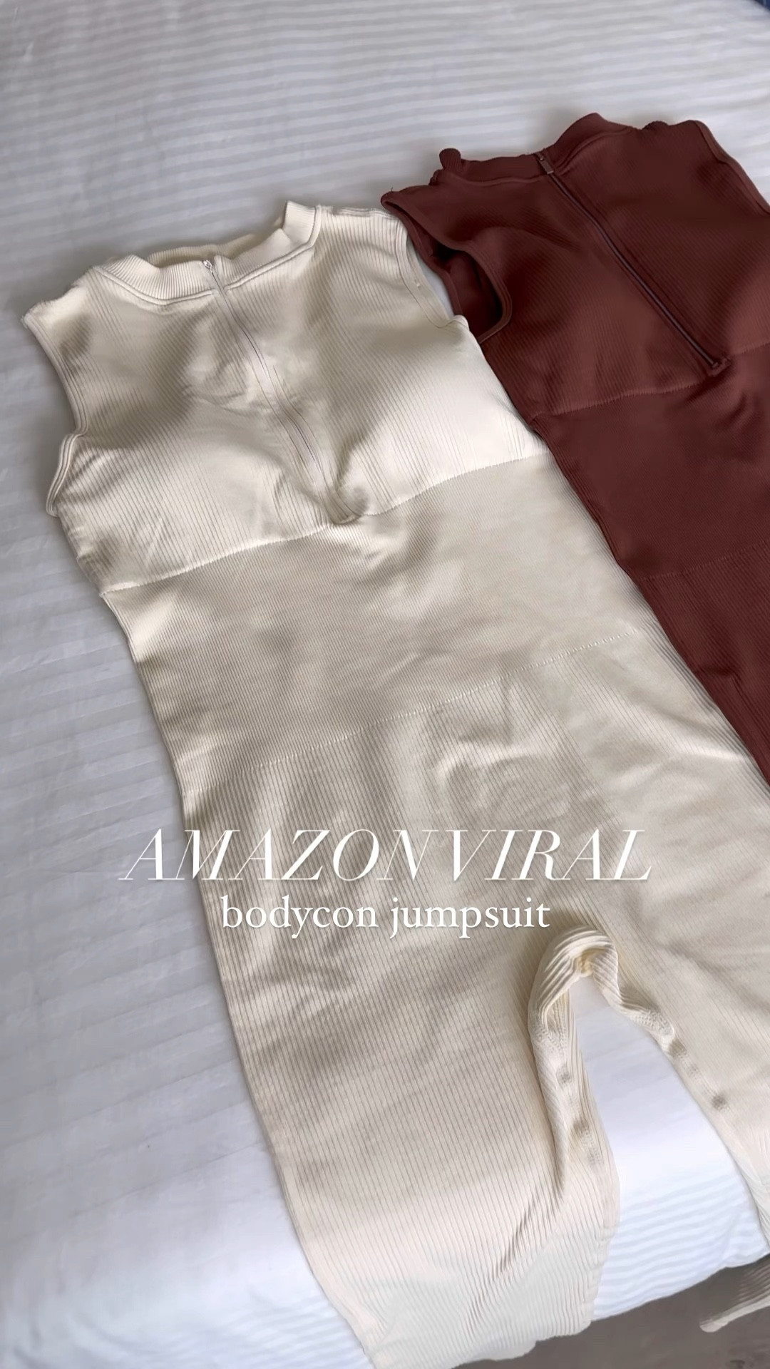 Obsessed with these ribbed seamless bodycon jumpsuits that I found at Amazon they are so comfy and also provides extra compression at the waist perfect for postpartum 😉

#amazonmusthaves #amazonfavorites #jumpsuit #bodycon #amazonfinds Women Ribbed Seamless One Piece Jumpsuits Zip Up Sexy Bodycon Romper

#LTKstyletip #LTKfindsunder50 #LTKMostLoved