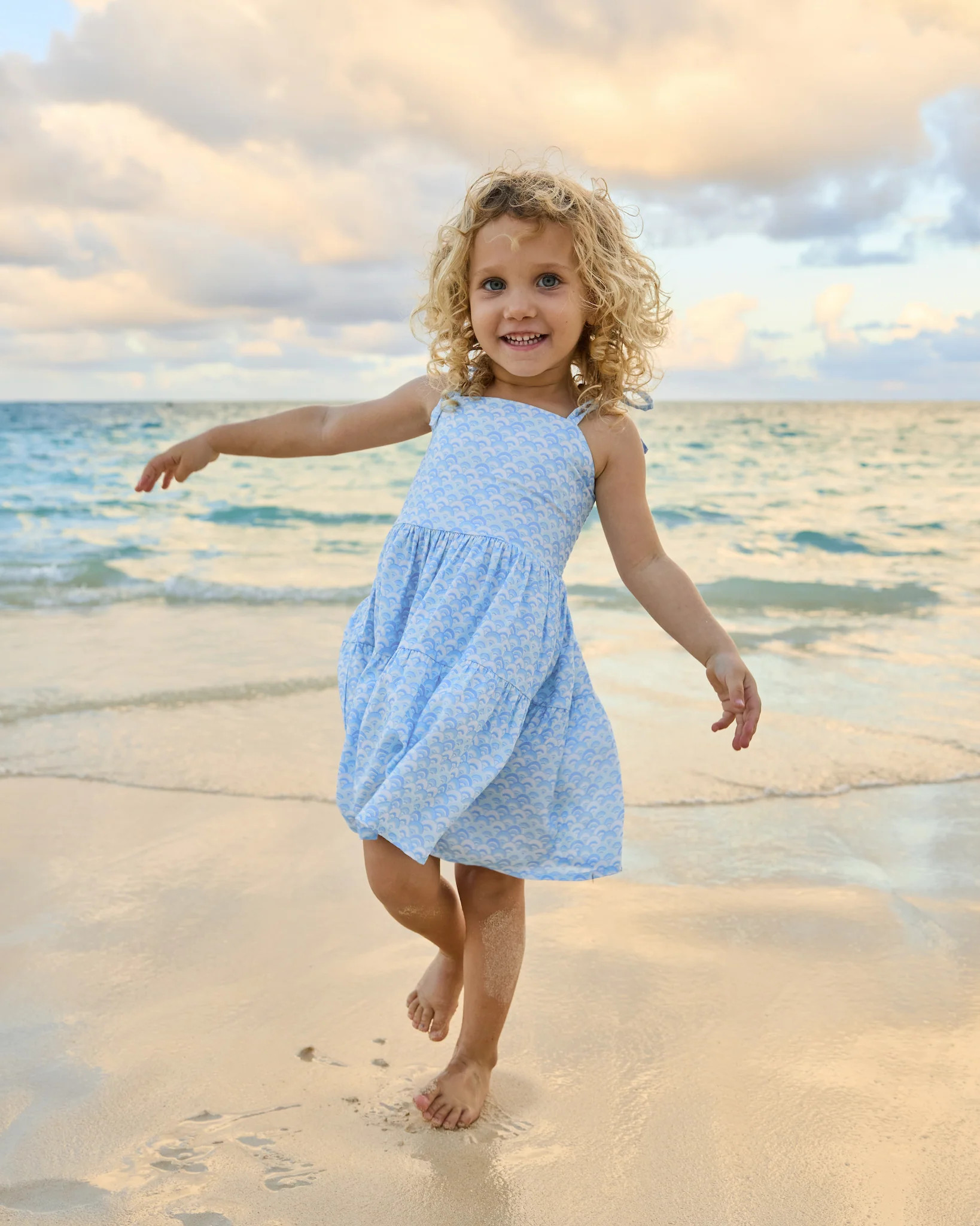 The Anguilla - Mini - Girls Resort Dress | Kenny Flowers