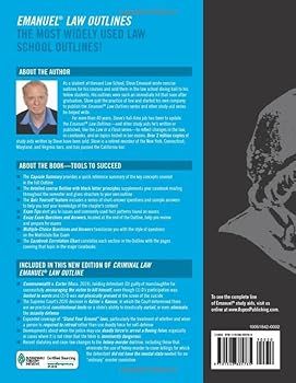 Emanuel Law Outlines for Criminal Law (Emanuel Law Outlines Series) | Amazon (US)