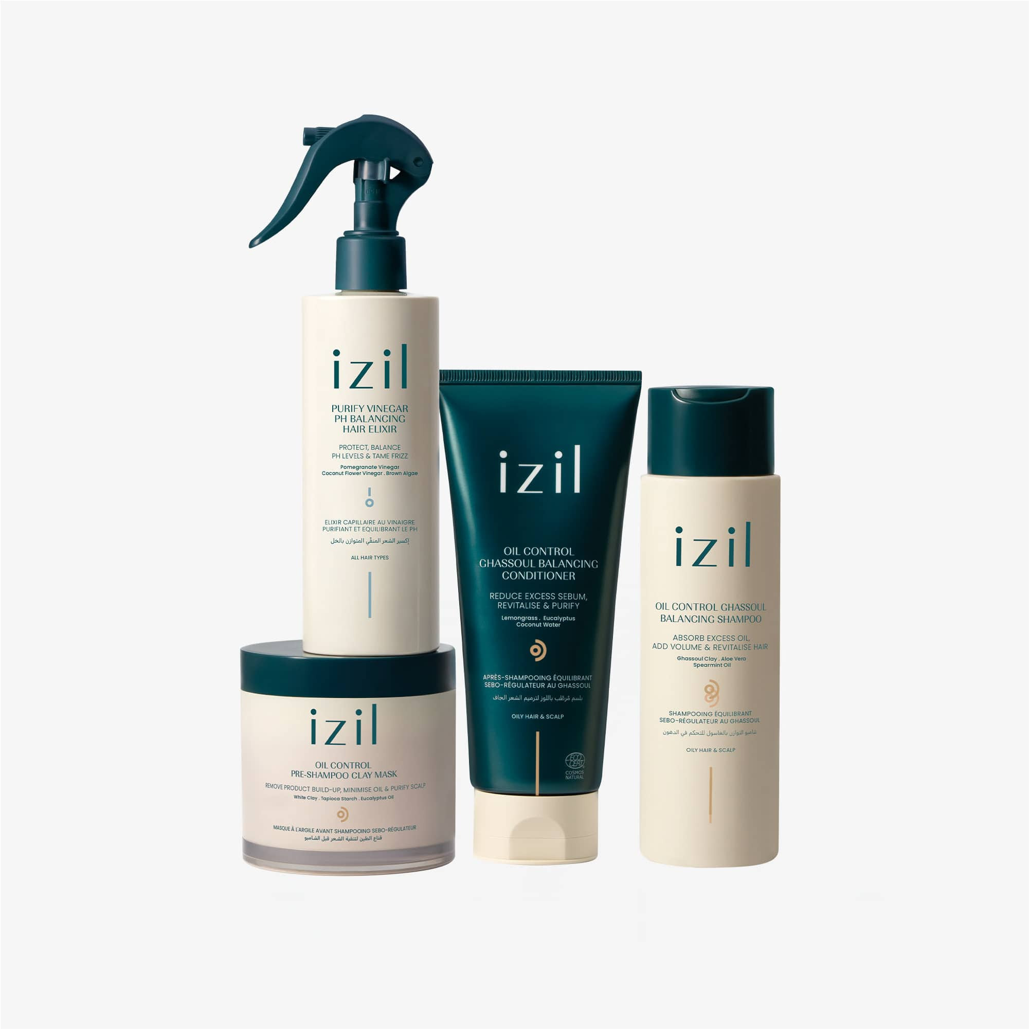 Shop Oil Control & Scalp Balancing Ritual Online | IZIL Beauty UAE | Izil Beauty