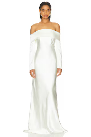 Bianca Off Shoulder Long Sleeve Gown
                    
                    MISHA | Revolve Clothing (Global)