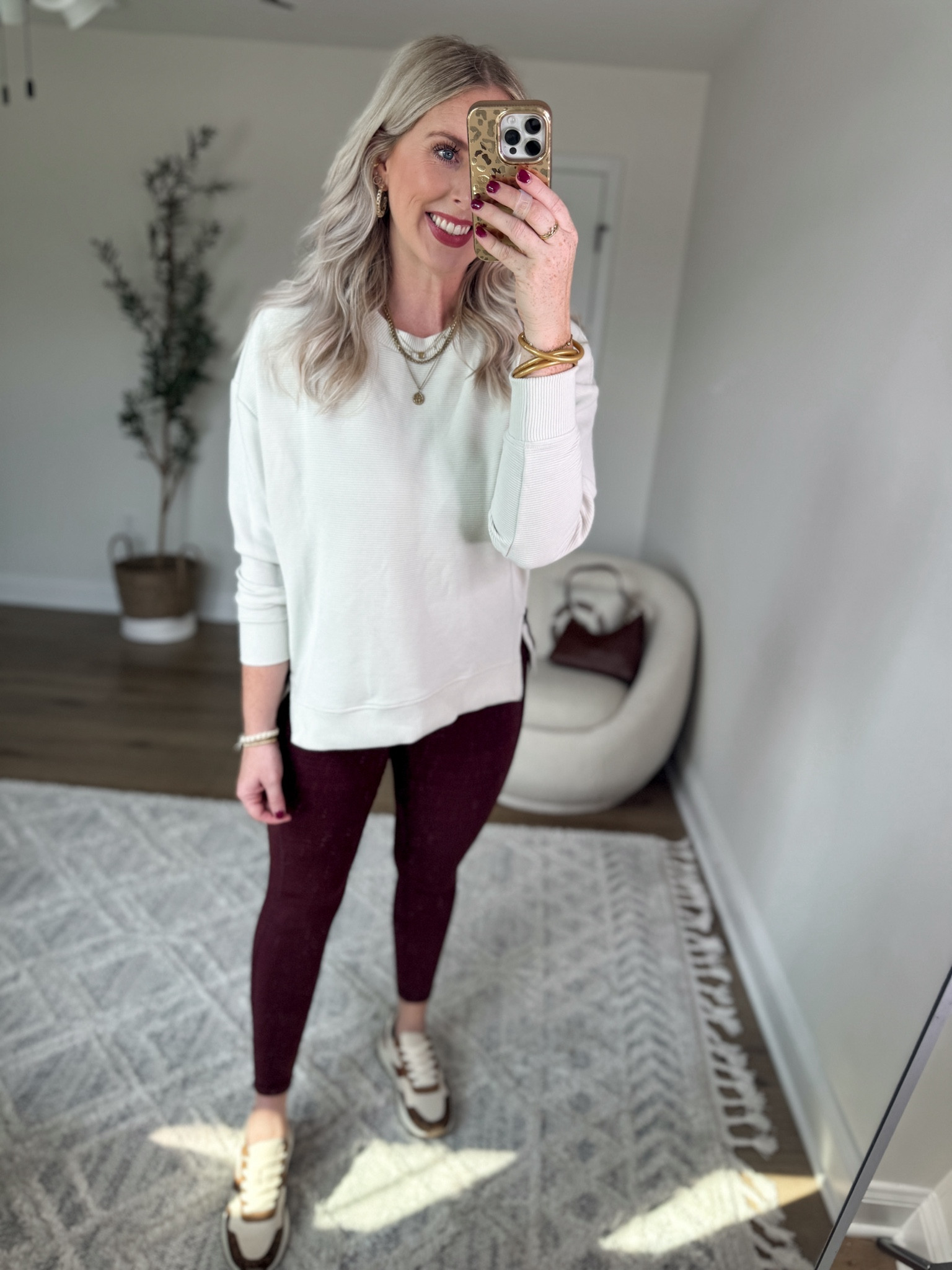Weekend Walmart Wins try on 
Ottoman pullover with side zips- medium 
Maroon leggings- medium 

#walmartpartner #walmartfashion @walmartfashion

#LTKFindsUnder50 #LTKSeasonal #LTKActive