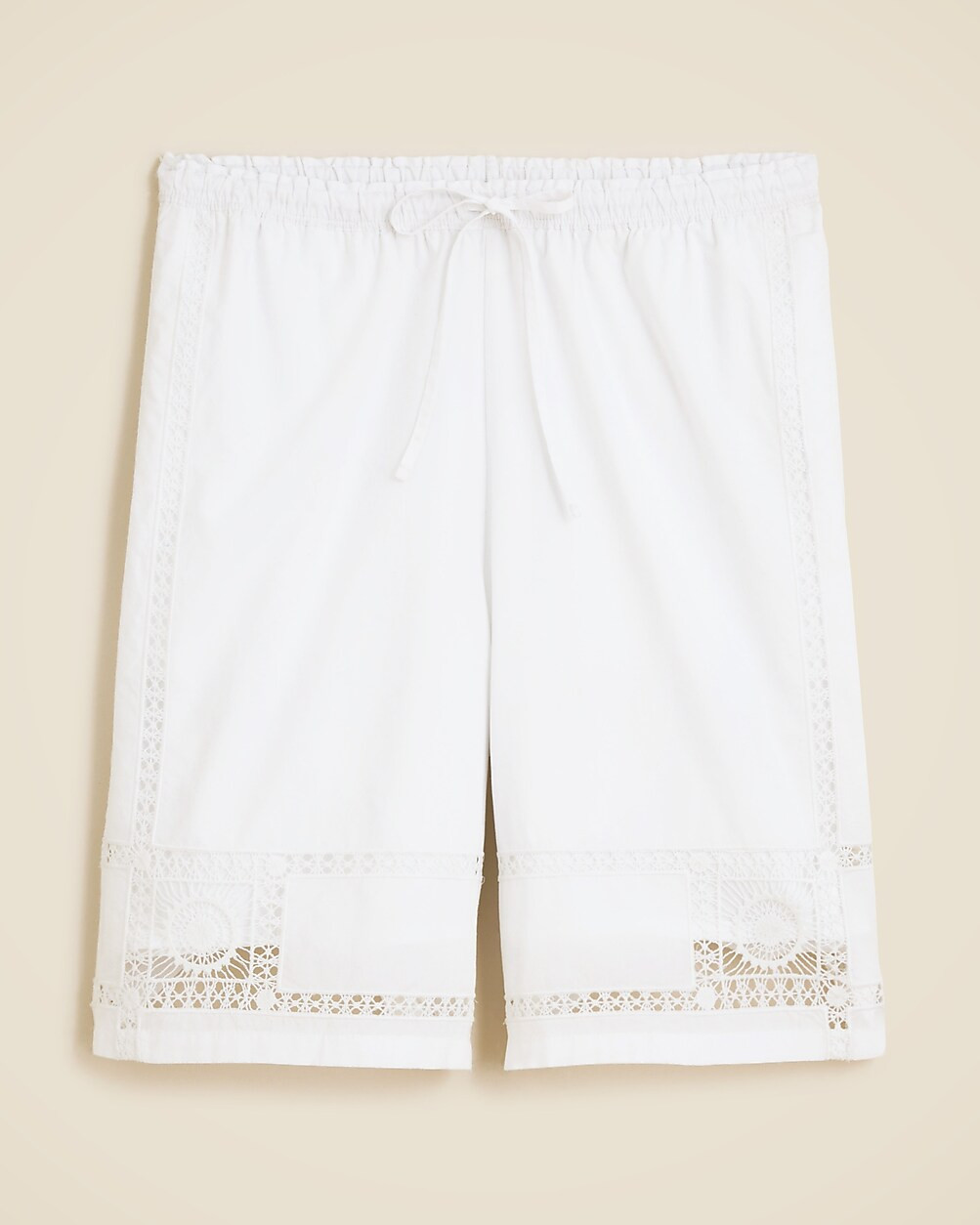 Soleil eyelet-trim short | J. Crew US