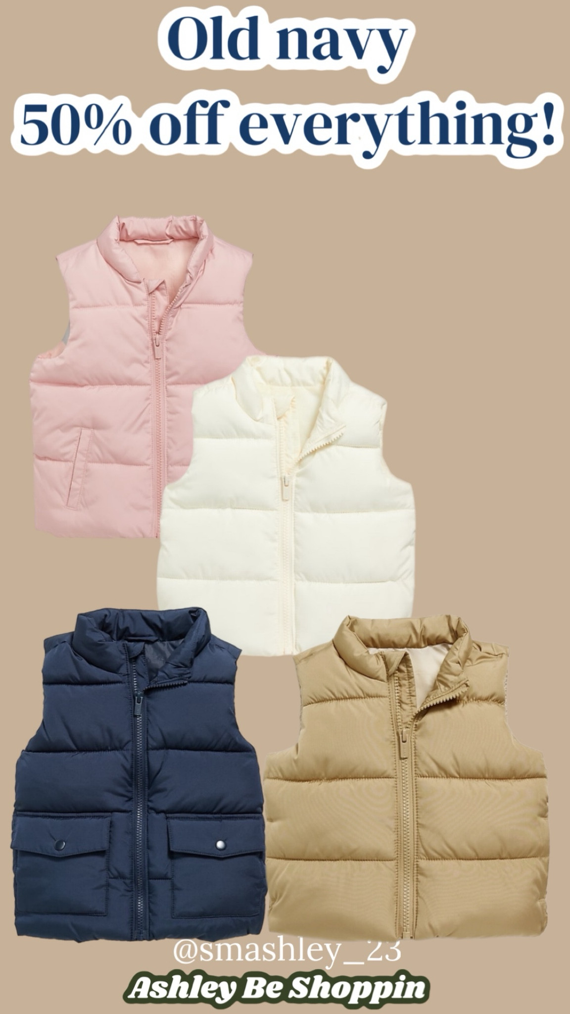 Puffer vests for kids and toddlers!! 

#LTKsalealert #LTKbaby #LTKCyberWeek
