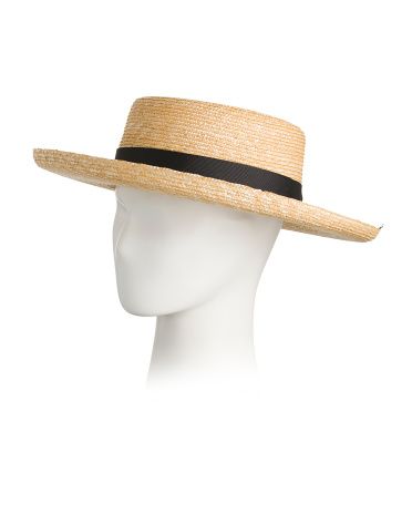 Straw The Violette Boater Hat | TJ Maxx