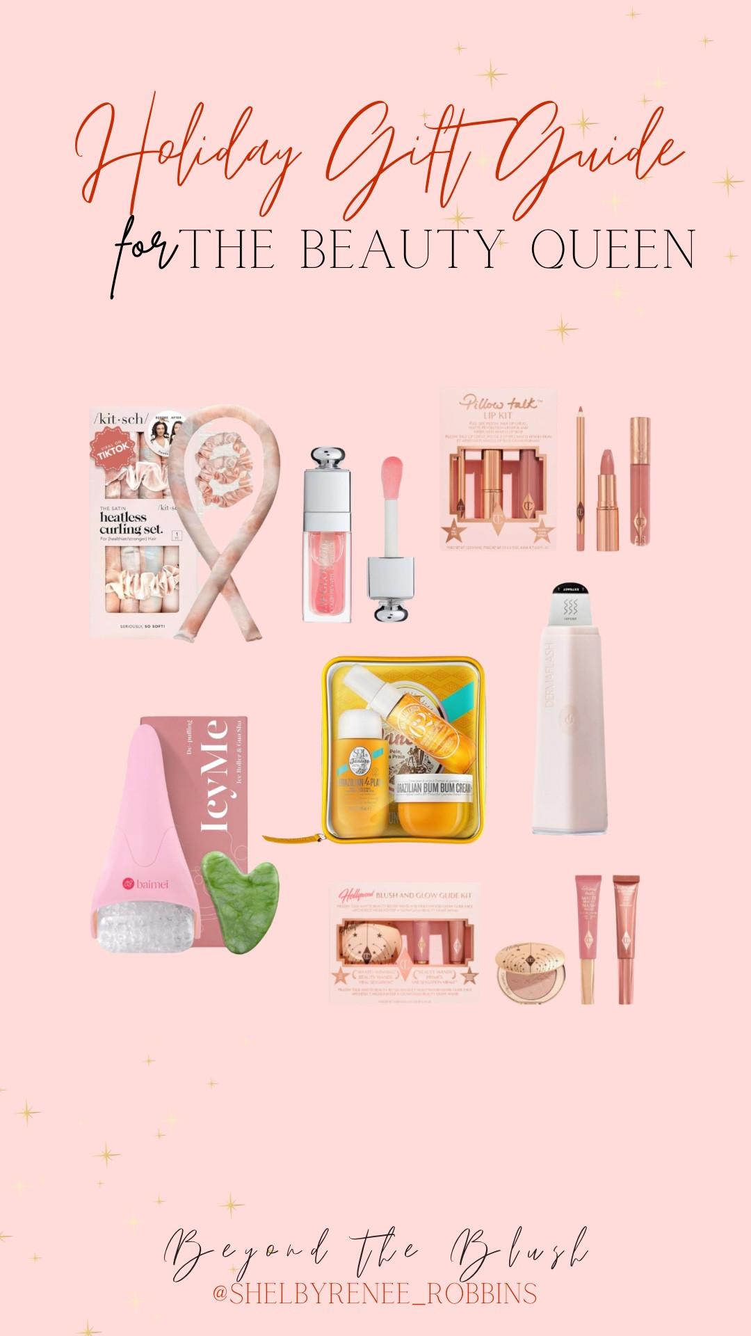 Gifts for the Beauty queen, beauty gifts, beauty finds, heatless curls, charlotte tilbury, lip oil, self care gifts, sol de janeiro, ice roller, pillow talk, make up, gifts for her, teen girl gifts, gifts for the bestie

#LTKHoliday #LTKGiftGuide #LTKBeauty