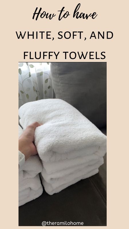 White soft fluffy towels 
Bath towels
White towels
Guest bath
Home bath

#LTKGiftGuide #LTKunder50 #LTKhome