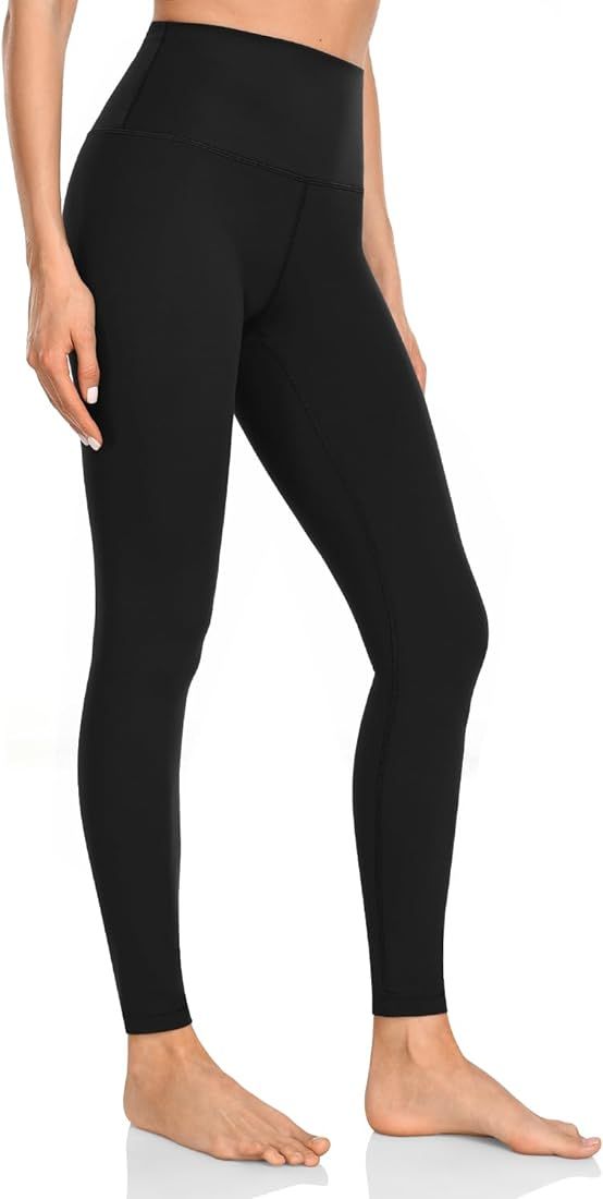 HeyNuts Essential Full Length Leggings for Women with Drawstring, High Waisted Workout Compressio... | Amazon (US)