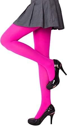 CozyWow Women's 80 Denier Solid Color Soft Opaque Footed Tights | Amazon (CA)