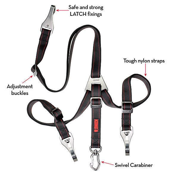 KONG® Ultimate Safety Car Seat Tether | PetSmart