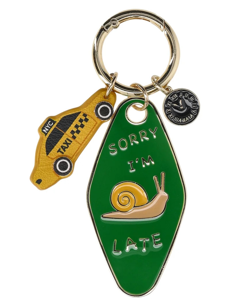 No Boundaries Women's Motel Key Bag Charm, Emerald Green | Walmart (US)