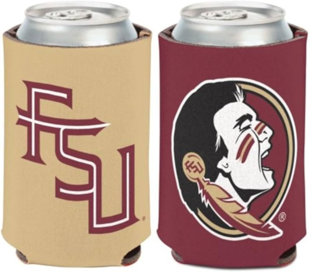 NCAA Florida State University Seminoles FSU (1-Pack) 12 oz. 2-Sided Can Cooler | Amazon (US)