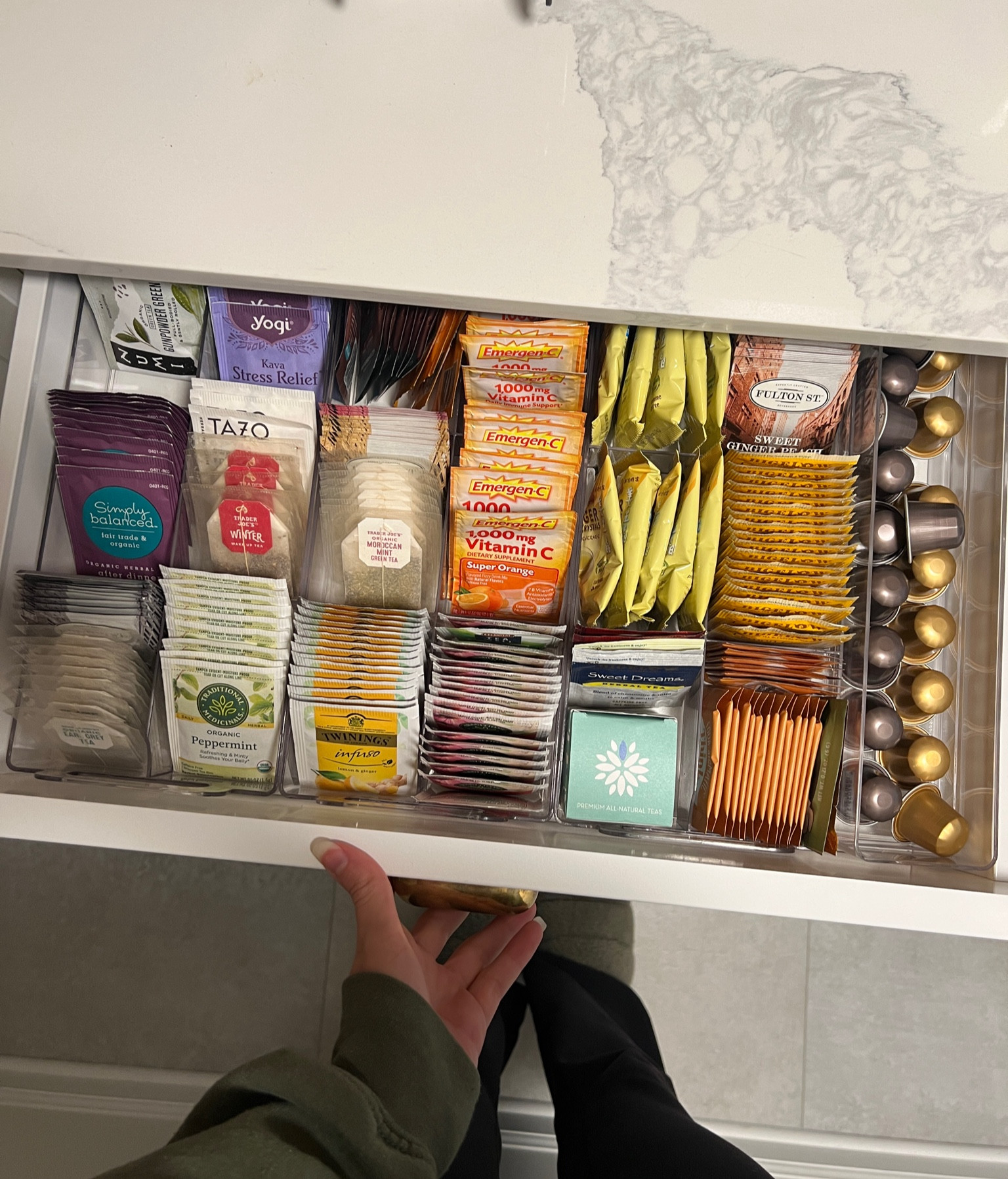 Having a dedicated drinks, tea, and coffee drawer was a non-negotiable when renovating my pantry. The organization of these 2 drawers brings so much happiness 🥰

#LTKMostLoved #LTKfindsunder50 #LTKhome