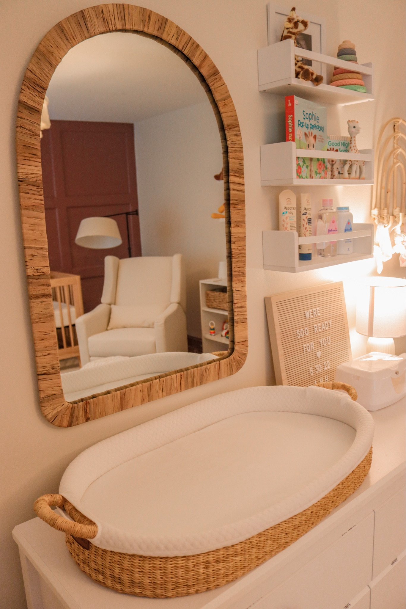 Nursery Must haves 

Changing table
Chair 
Lamp
Crib
Bed
Mattress
Shelving
Wipe warmer 
Lamp
Baby shower
Gift guide 

#LTKGiftGuide #LTKfamily #LTKbaby