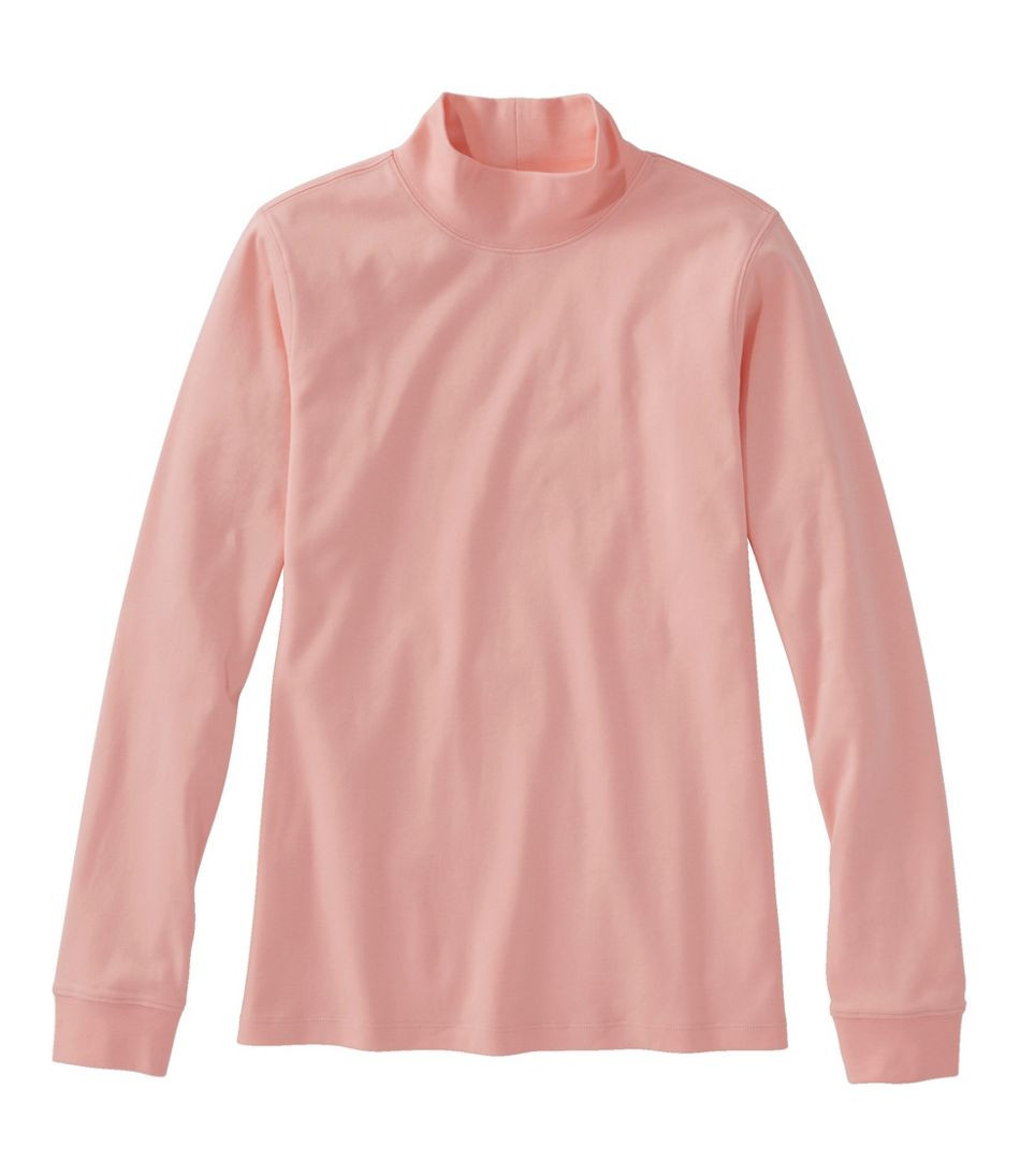 Women's L.L.Bean Interlock Mock-Turtleneck, Long-Sleeve | L.L. Bean