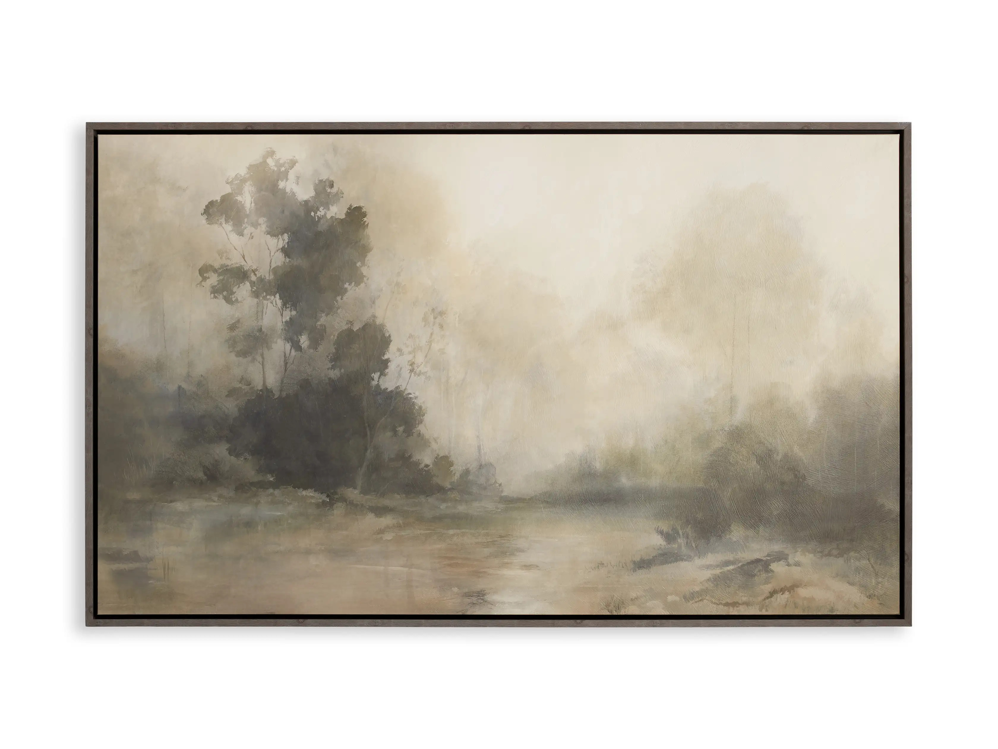 Calming Fog Framed Print , 62"" X 38"" | Arhaus | Arhaus