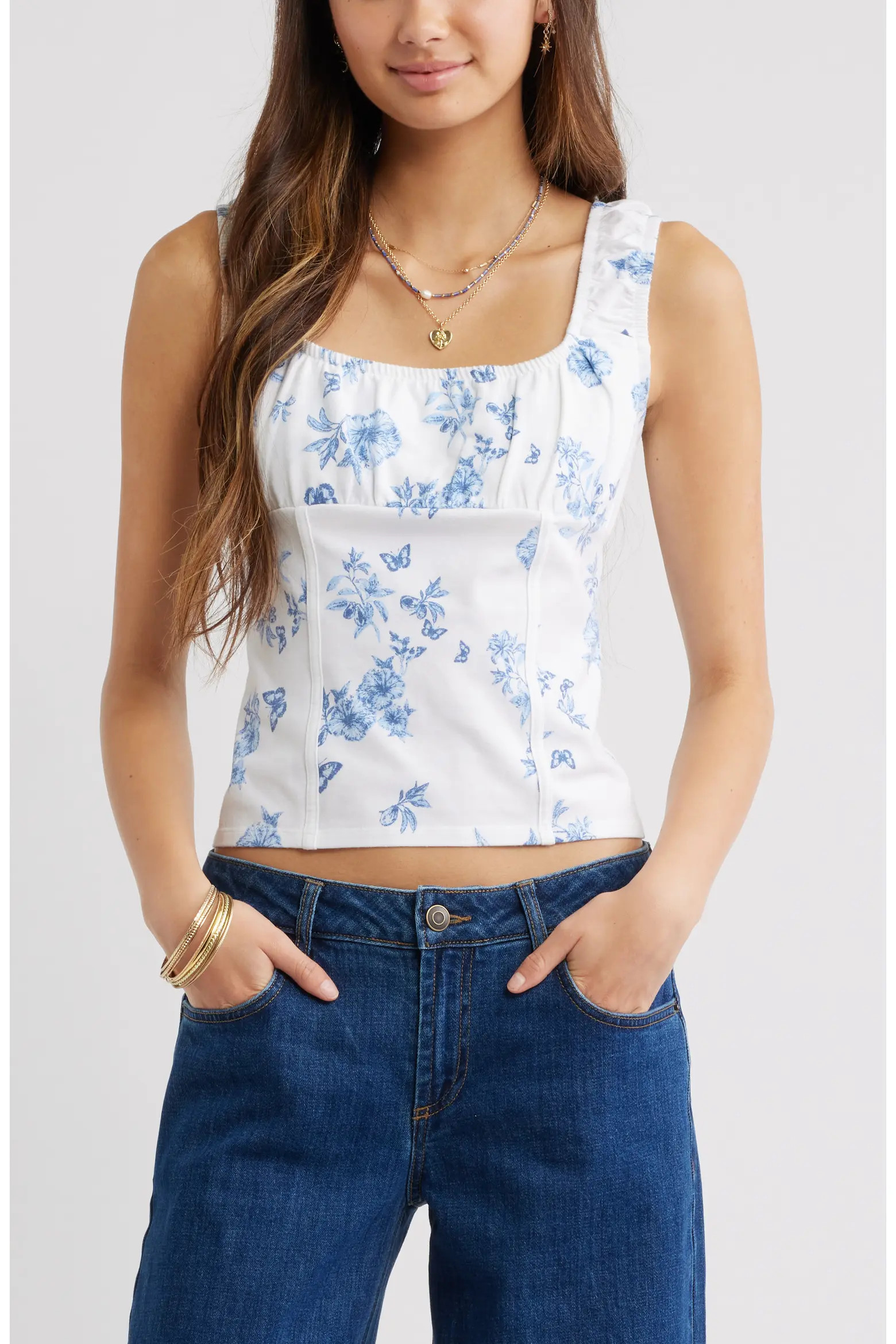 BP. Ruched Tank Top (Women) | Nordstrom | Nordstrom