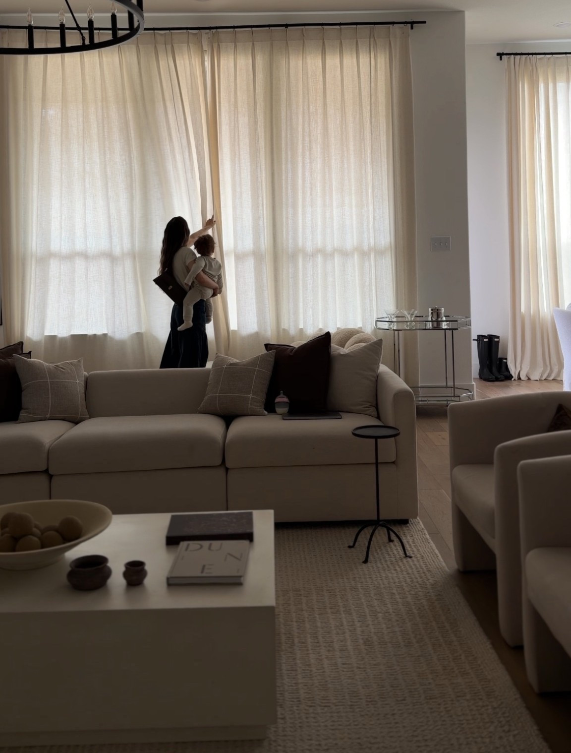 Linen light filtering curtains - Amazon home (I got the LUMA in beige white) 

#LTKHome #LTKdayinmylife #LTKvlog