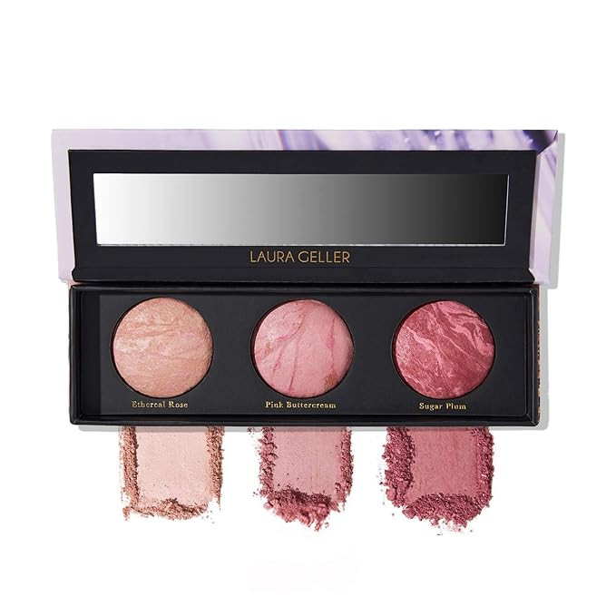 LAURA GELLER NEW YORK Geller's Greatest Better Than Ever 3-Piece Blush-n-Brighten Marbleized Blus... | Amazon (US)