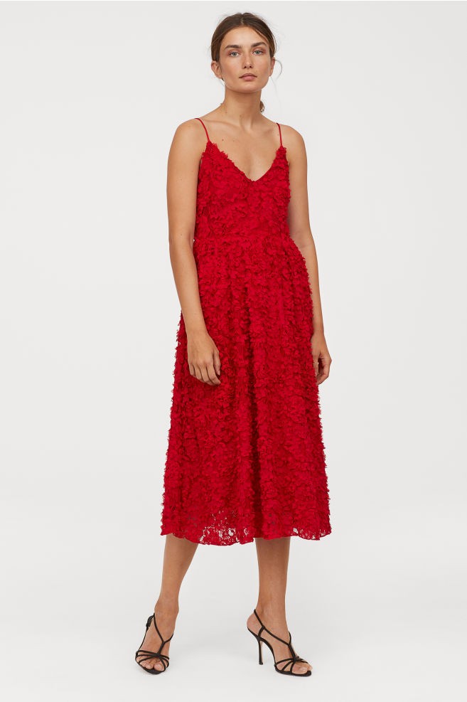 Dress with appliqués | H&M (UK, MY, IN, SG, PH, TW, HK)