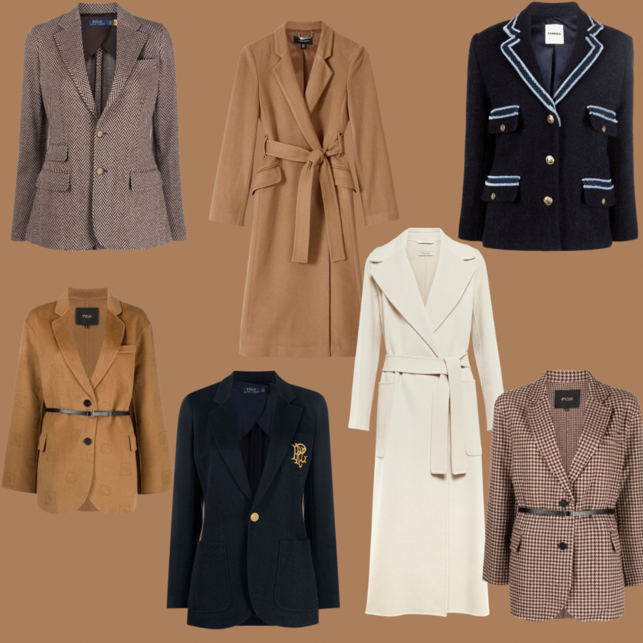 Belted coats and blazers 
Checked blazer 
Houndstooth blazer

#LTKeurope #LTKSeasonal #LTKstyletip