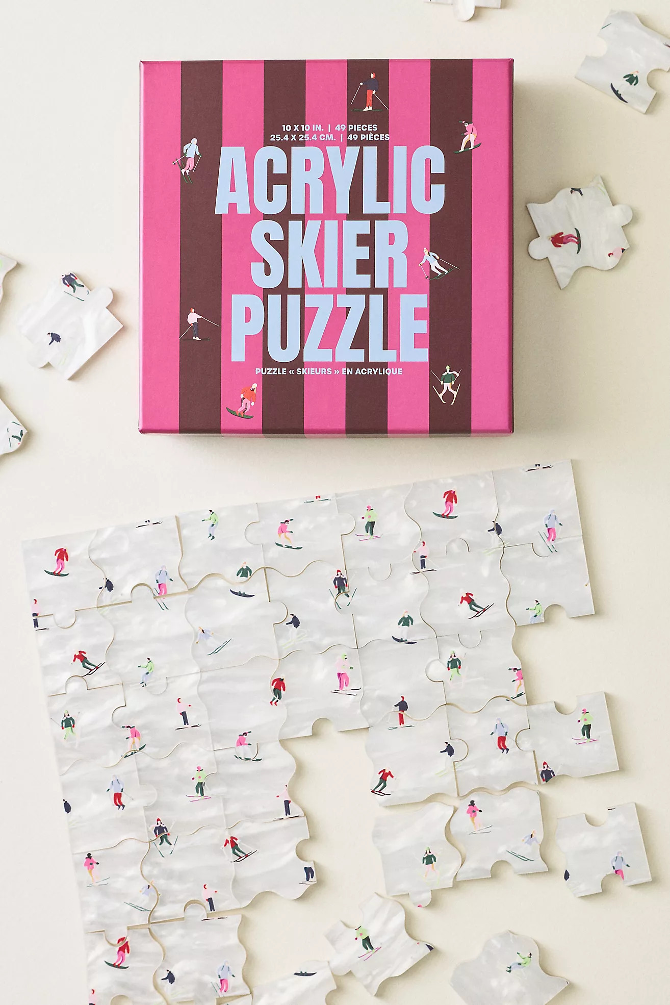 Acrylic Ski Puzzle | Anthropologie (US)