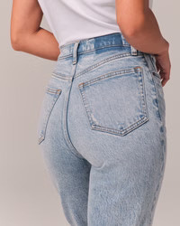 Women's Ultra High Rise 90s Straight Jean | Women's Bottoms | Abercrombie.com | Abercrombie & Fitch (US)