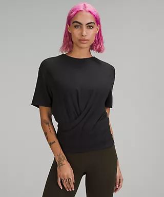 Ribbed Modal-Silk Blend Reversible T-Shirt | Women's Short Sleeve Shirts & Tee's | lululemon | Lululemon (US)