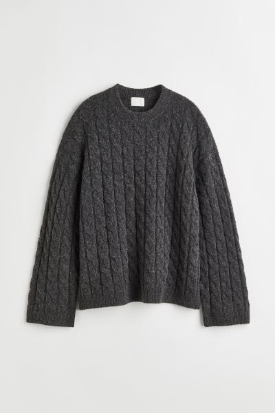 Oversized cable-knit jumper | H&M (UK, MY, IN, SG, PH, TW, HK)