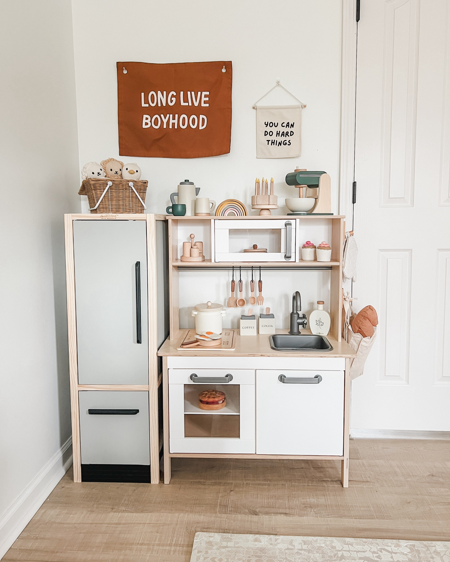 My boys are loving their new play kitchen from Christmas! I have a few DIY updates to do, but love it so much! 

#LTKHome #LTKKids #LTKFamily