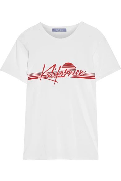 Koza - Kalifornien Printed Cotton-jersey T-shirt - White | NET-A-PORTER (US)